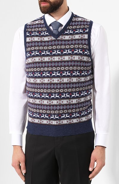 Жилет из смеси шерсти и кашемира GRAN SASSO, арт. 59146/19647, фото 3