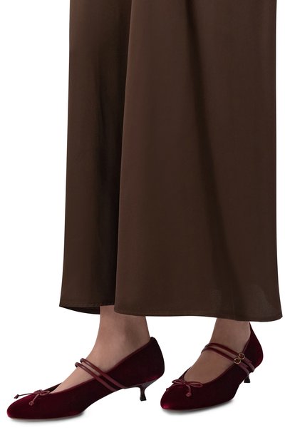 Бархатные туфли NEOUS, арт. 00500V09N09/VELVET/LEATHER, фото 2