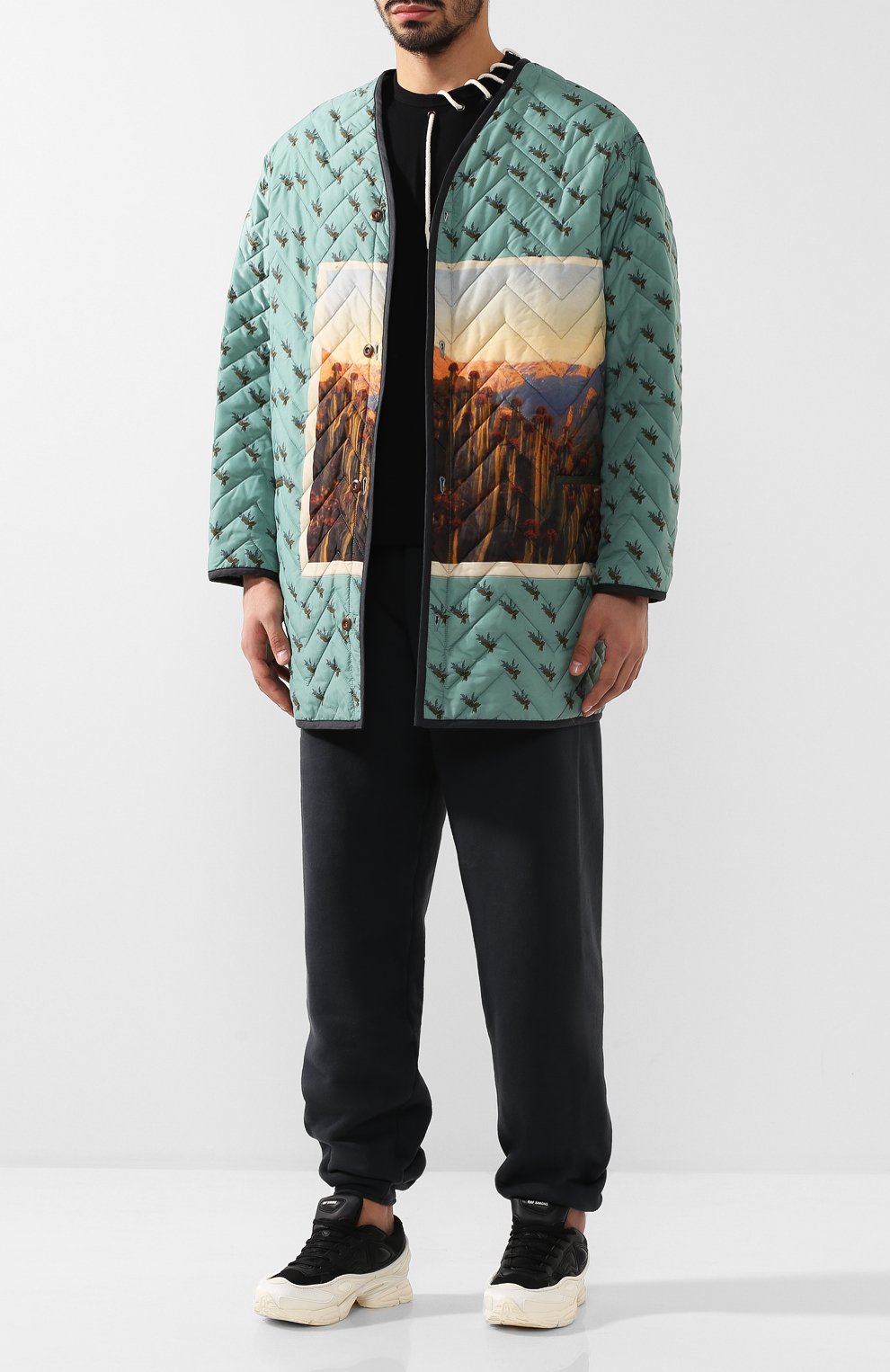 Комбинированные кроссовки ozweego на шнуровке ADIDAS BY RAF SIMONS, арт. F34264/M, фото 2