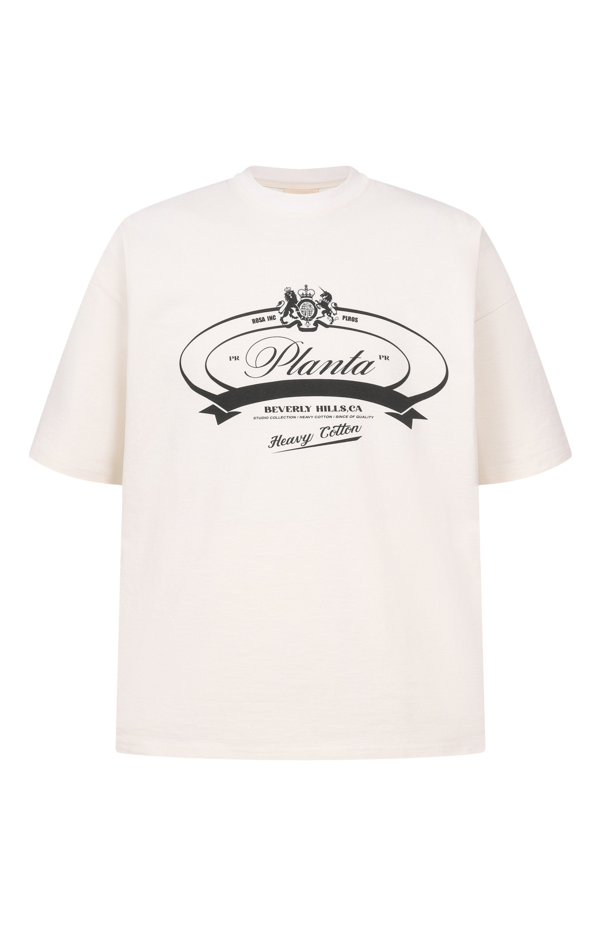 Хлопковая футболка PLANTA ROSA белого цвета по цене 13500 руб., арт. PR/T01/BEVERLY-GLORY/280, фото 1 Хлопковая футболка PLANTA ROSA, арт. PR/T01/BEVERLY-GLORY/280, фото 1