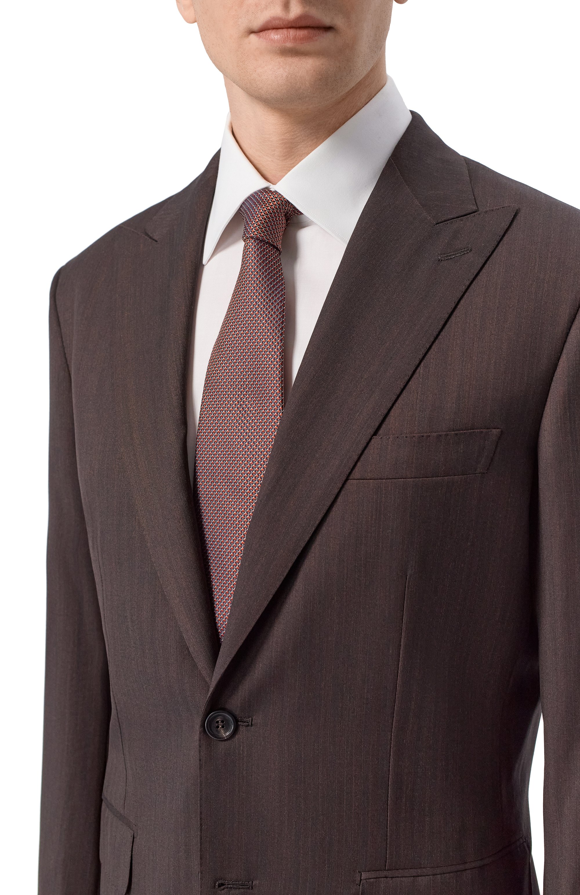 Костюм из шерсти и шелка BRIONI, арт. RA9S1B/PDA37, фото 6