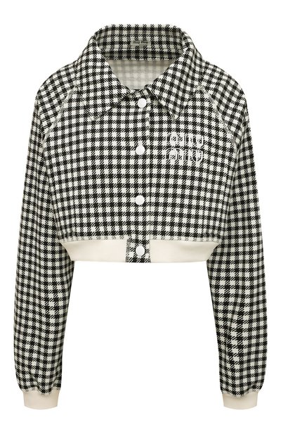 Женская хлопковая куртка MIU MIU, арт. MJL819-10OP-F0967
