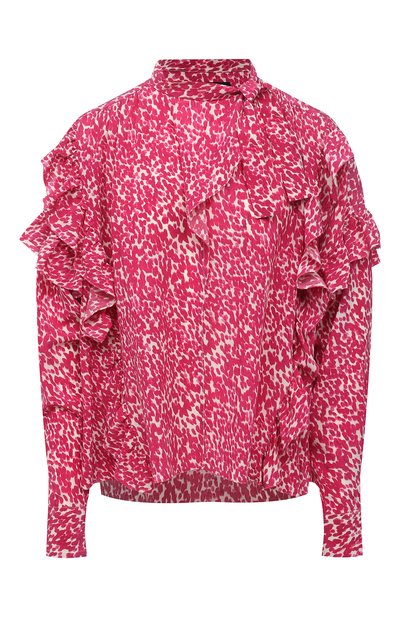 Женская шелковая блузка ISABEL MARANT, арт. HT2171-21A021I/LIBELZIA