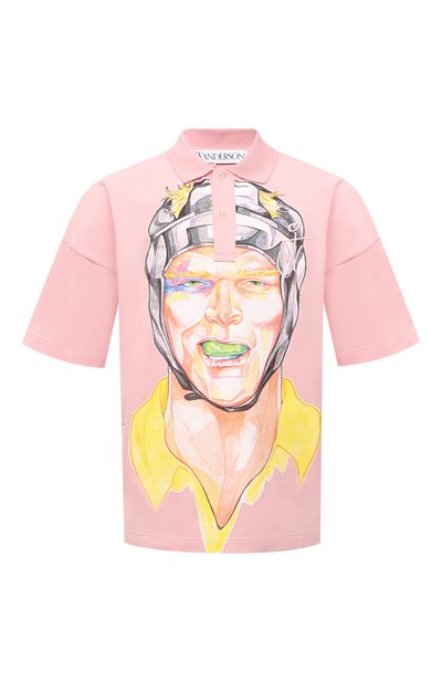 Хлопковое поло jw anderson x pol anglada JW ANDERSON, арт. J00087 PG0476, фото 1