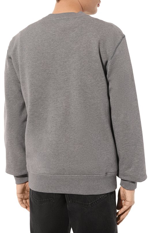 Хлопковый свитшот Dolce & Gabbana G9ABJT/G7F2G Серый  G9ABJT/G7F2G Фото 4