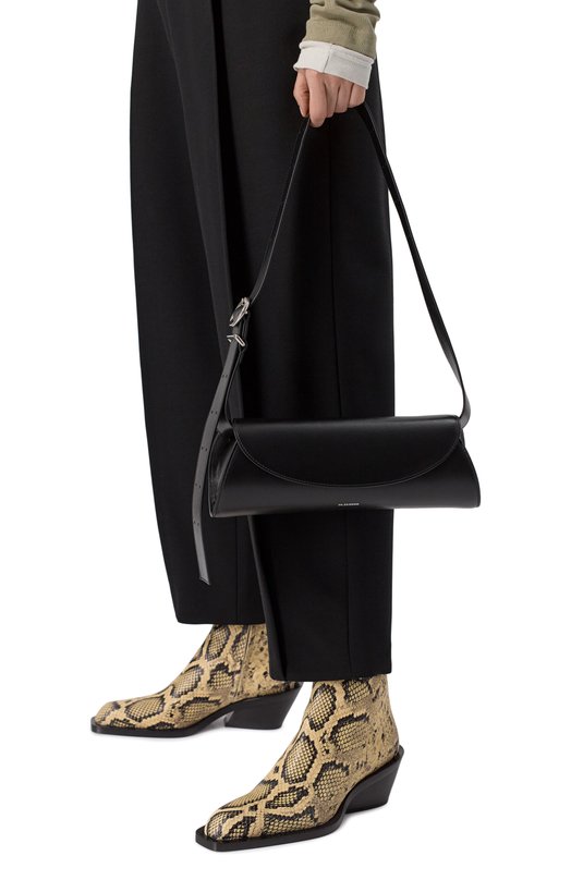 Сумка Cannolo small Jil Sander J07WD0023-P5355 Чёрный  J07WD0023-P5355 Фото 2