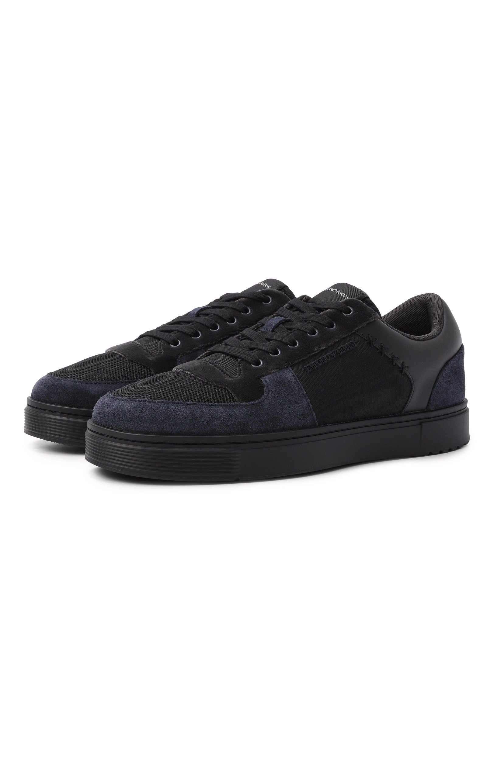 Комбинированные кеды EMPORIO ARMANI, арт. EM005293/AF23155, фото 1