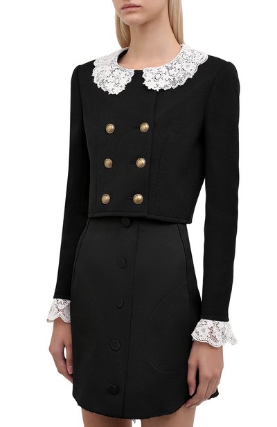 Шерстяной жакет SAINT LAURENT, арт. 670245/Y3D16, фото 3