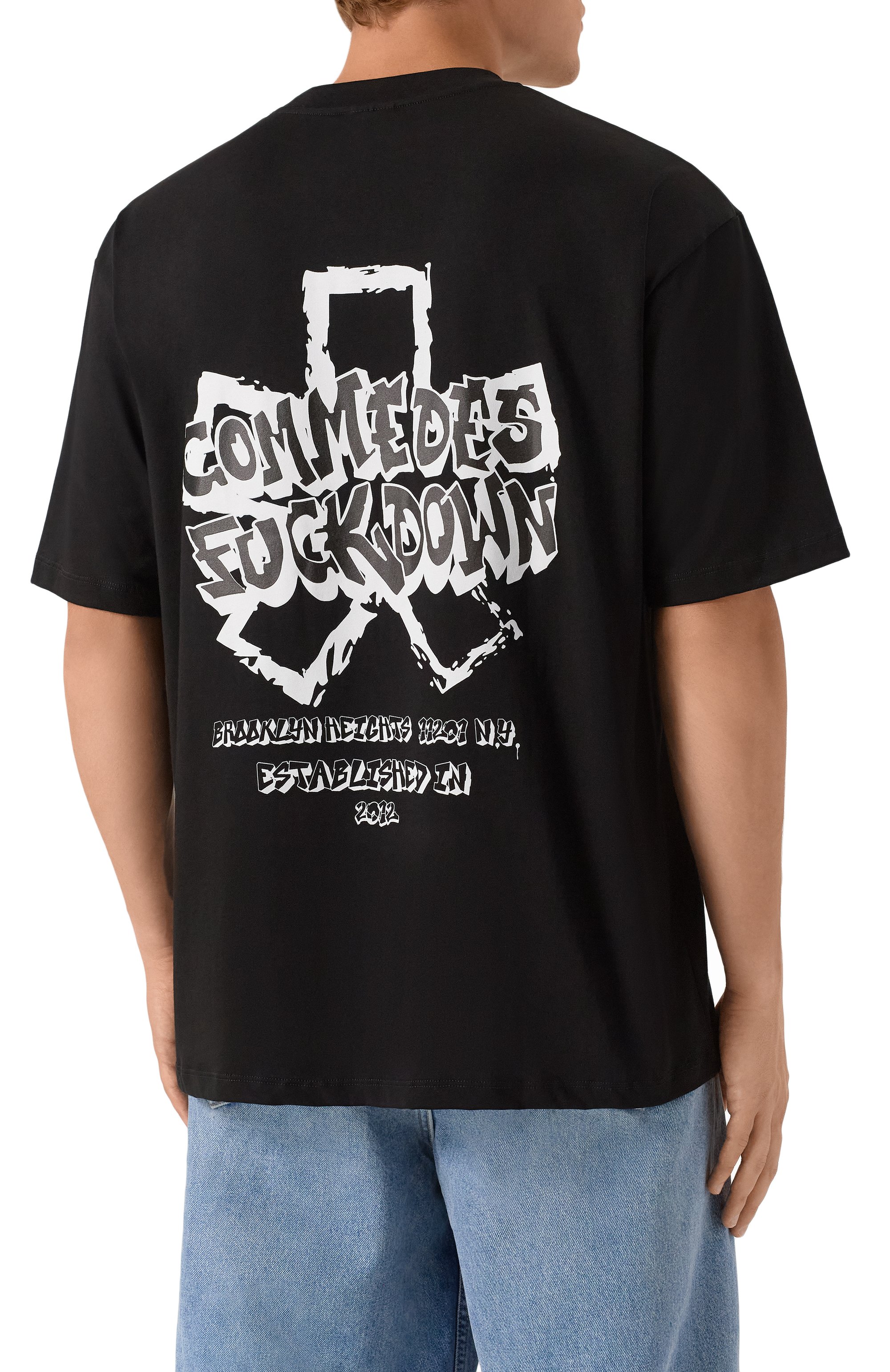 Хлопковая футболка COMME DES FUCKDOWN, арт. CFABW01516, фото 4