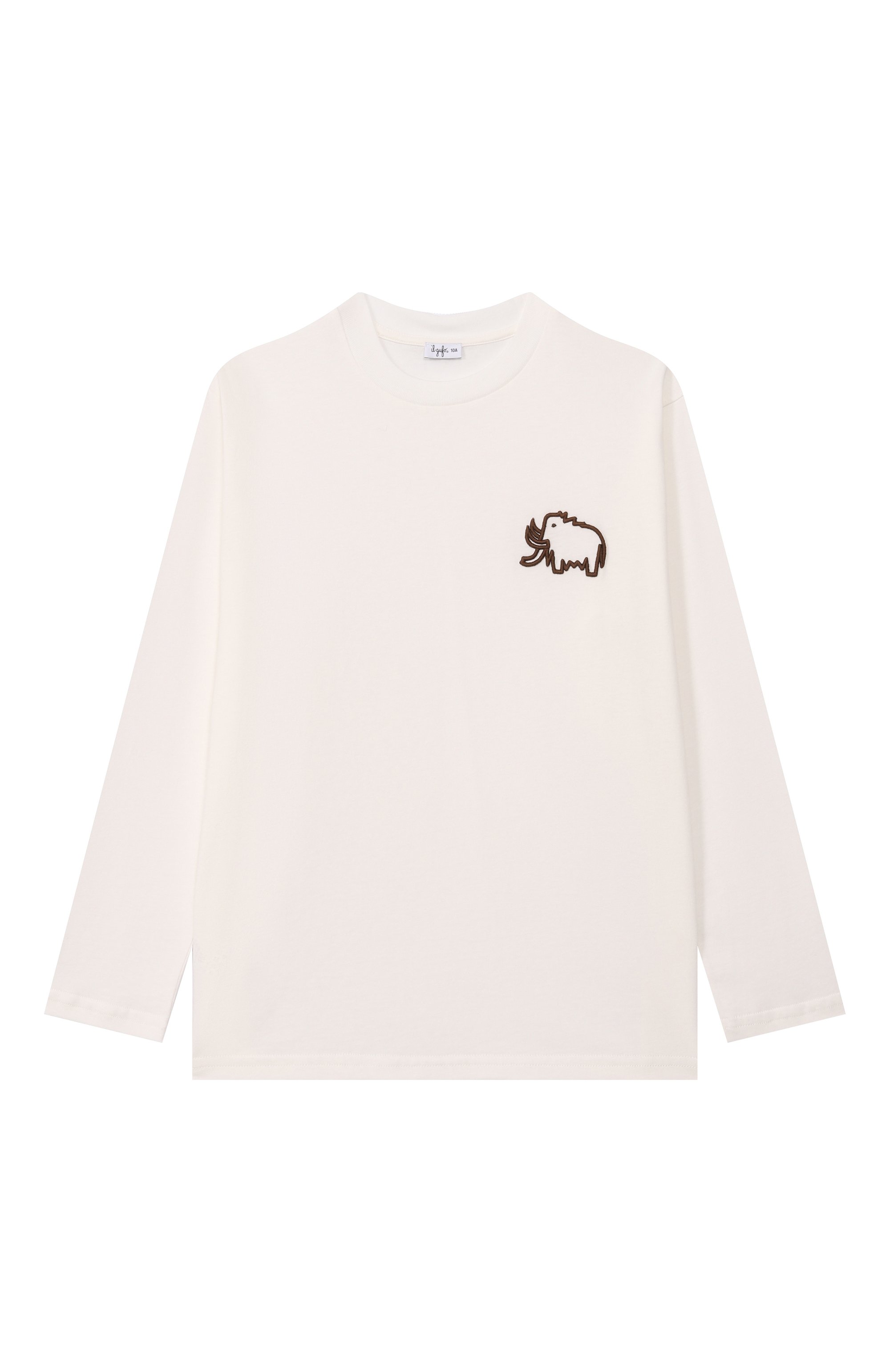 Хлопковый лонгслив IL GUFO, арт. A25GTA0003MF002_001, фото 1