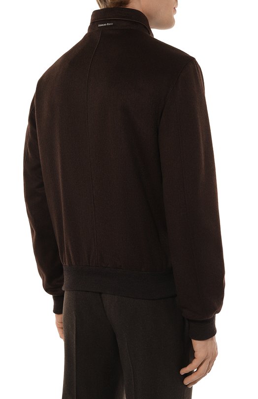 Кашемировый бомбер Stefano Ricci MDJ2300140/C066HC Коричневый  MDJ2300140/C066HC Фото 4