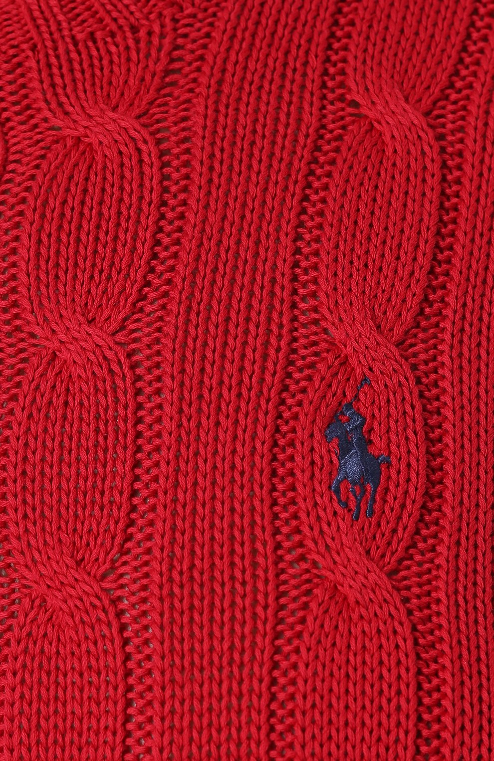 Хлопковый пуловер POLO RALPH LAUREN красного цвета по цене 19650 руб., арт. 211580009, фото 5 Хлопковый пуловер POLO RALPH LAUREN, арт. 211580009, фото 5
