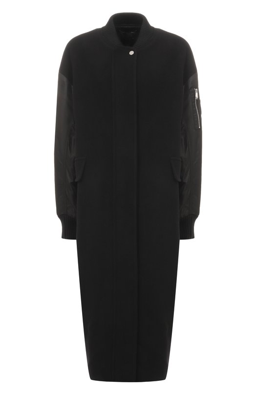 Шерстяное пальто Pinko 105640/A2SL Чёрный 105640/A2SL