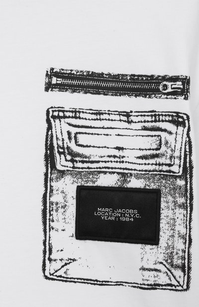 Хлопковая футболка MARC JACOBS (THE), арт. W60846, фото 3