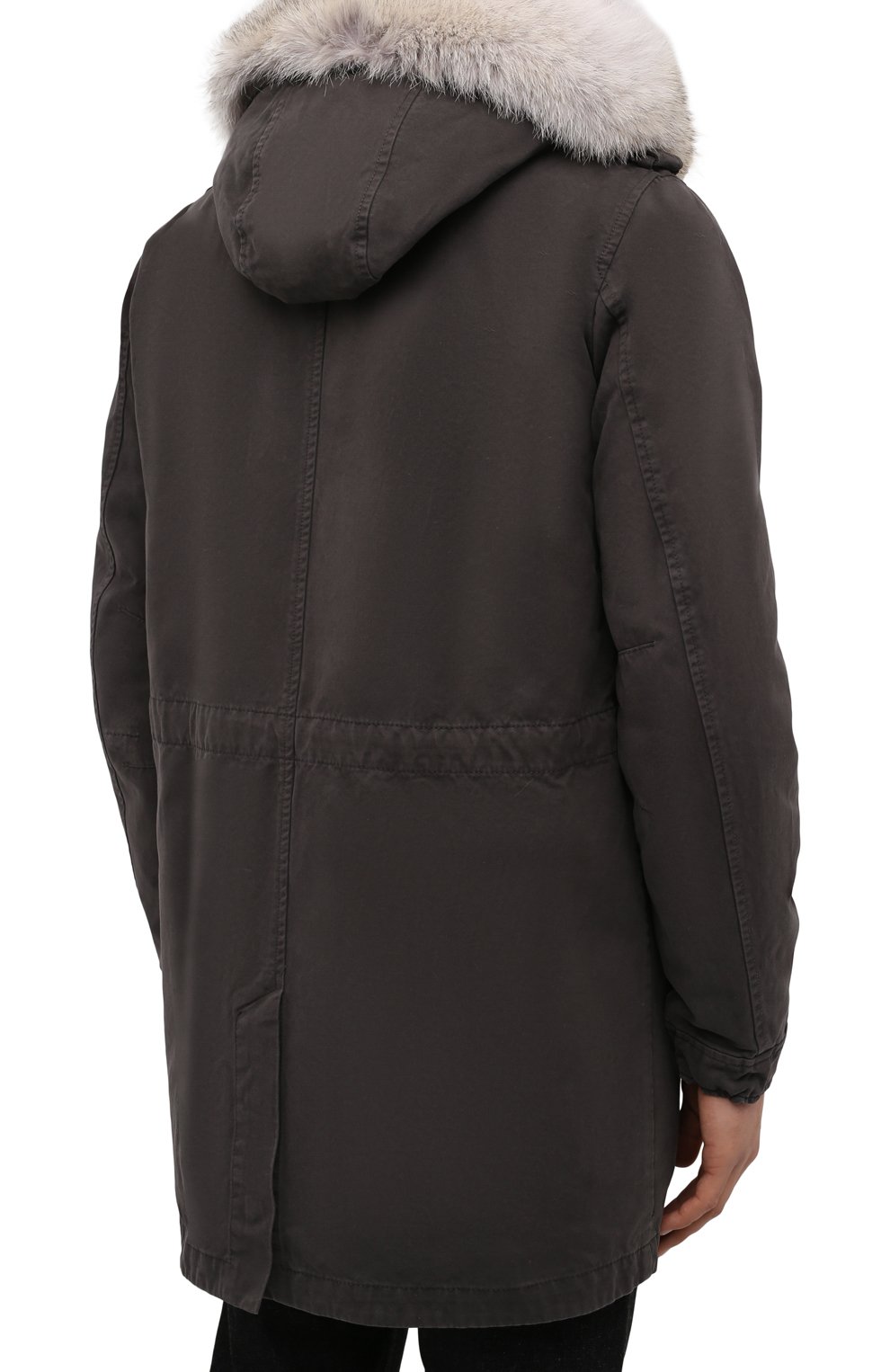 Парка с меховой подкладкой LEMPELIUS хаки цвета по цене 187000 руб., арт. 6000/616RCS26, фото 4 Парка с меховой подкладкой LEMPELIUS, арт. 6000/616RCS26, фото 4