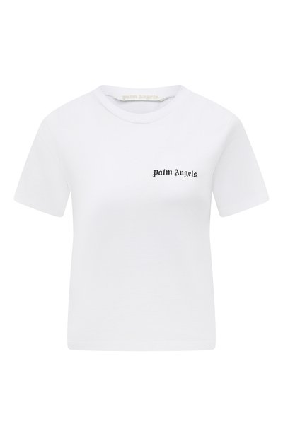 Женская хлопковая футболка PALM ANGELS, арт. PWAA044C99JER0020110