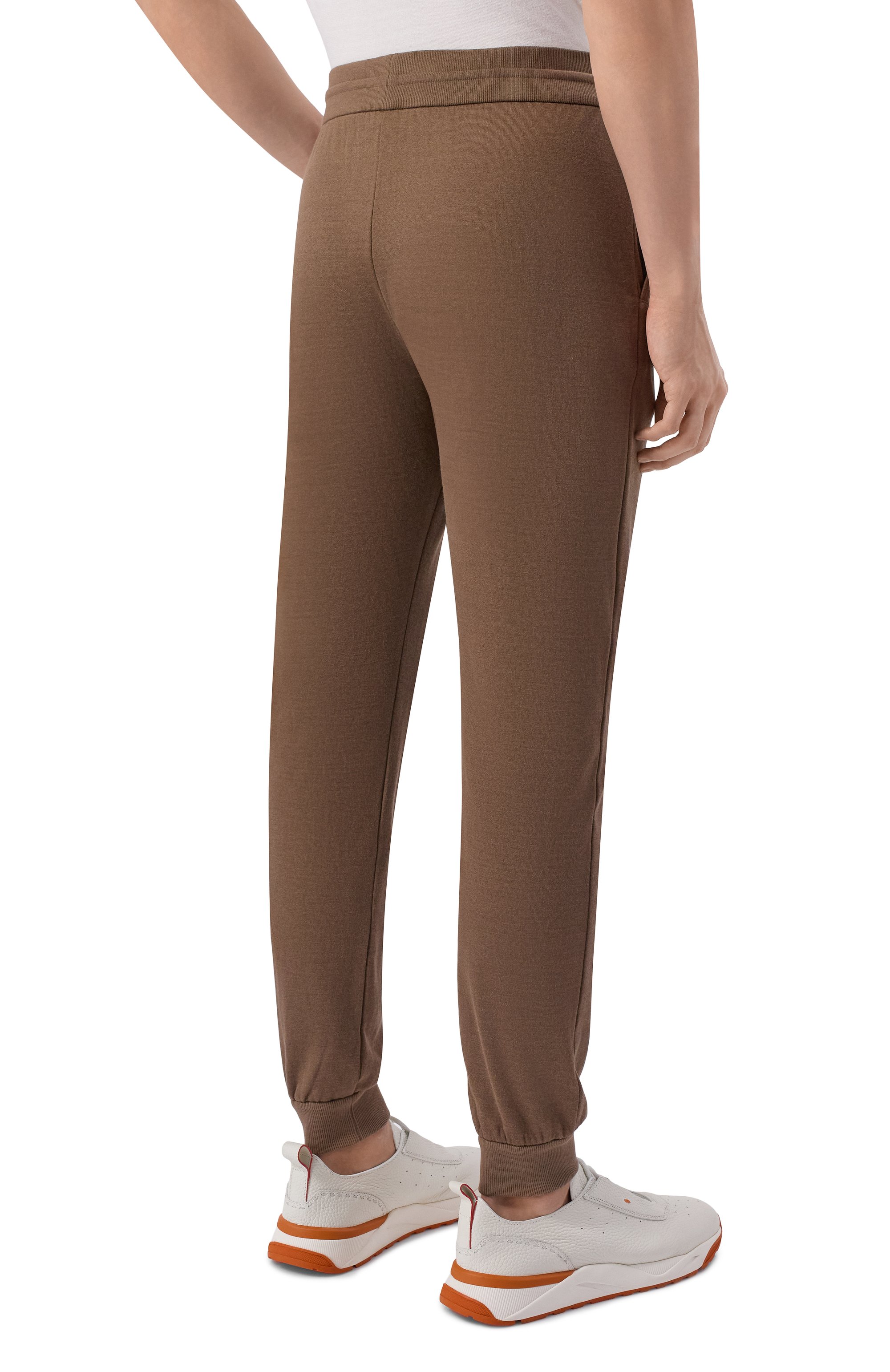 Джоггеры из хлопка и шелка KITON, арт. UMK0869, фото 4