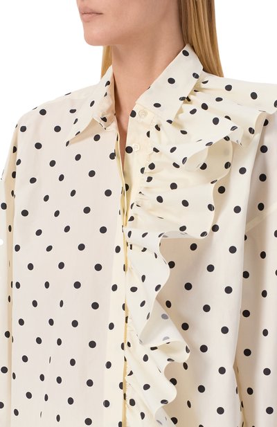 Хлопковая рубашка MSGM, арт. 4042MDE08/267353, фото 5