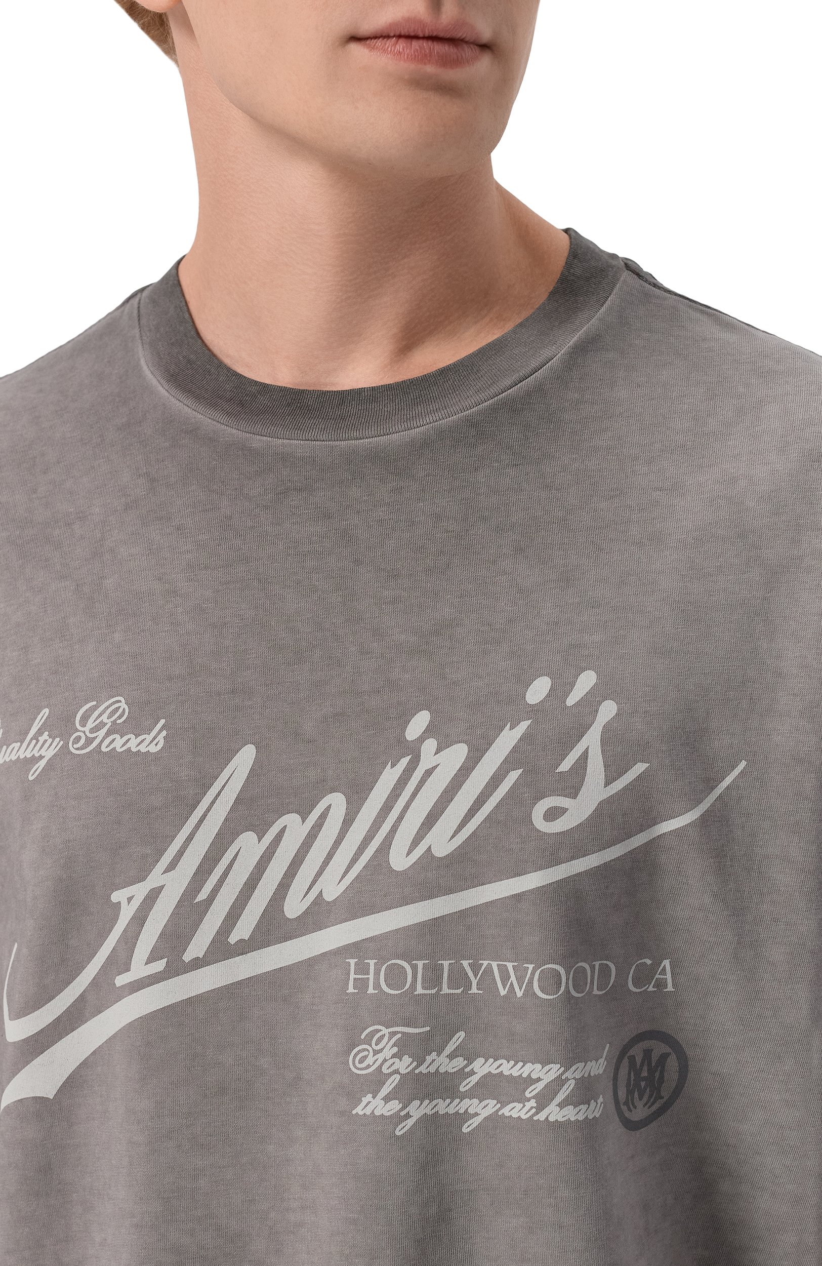 Хлопковая футболка AMIRI, арт. AMT0JR1194, фото 5