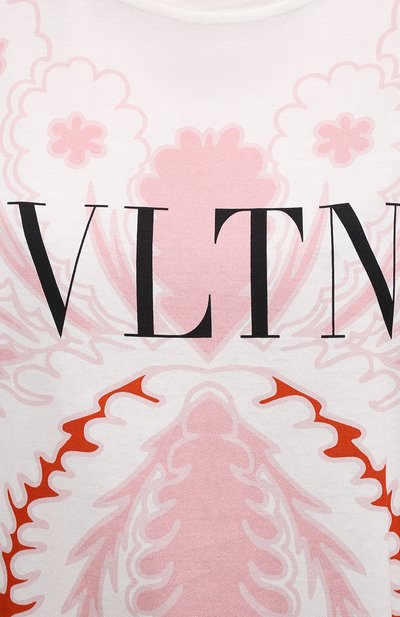 Хлопковая футболка VALENTINO, арт. VB3MG11W6AK, фото 5