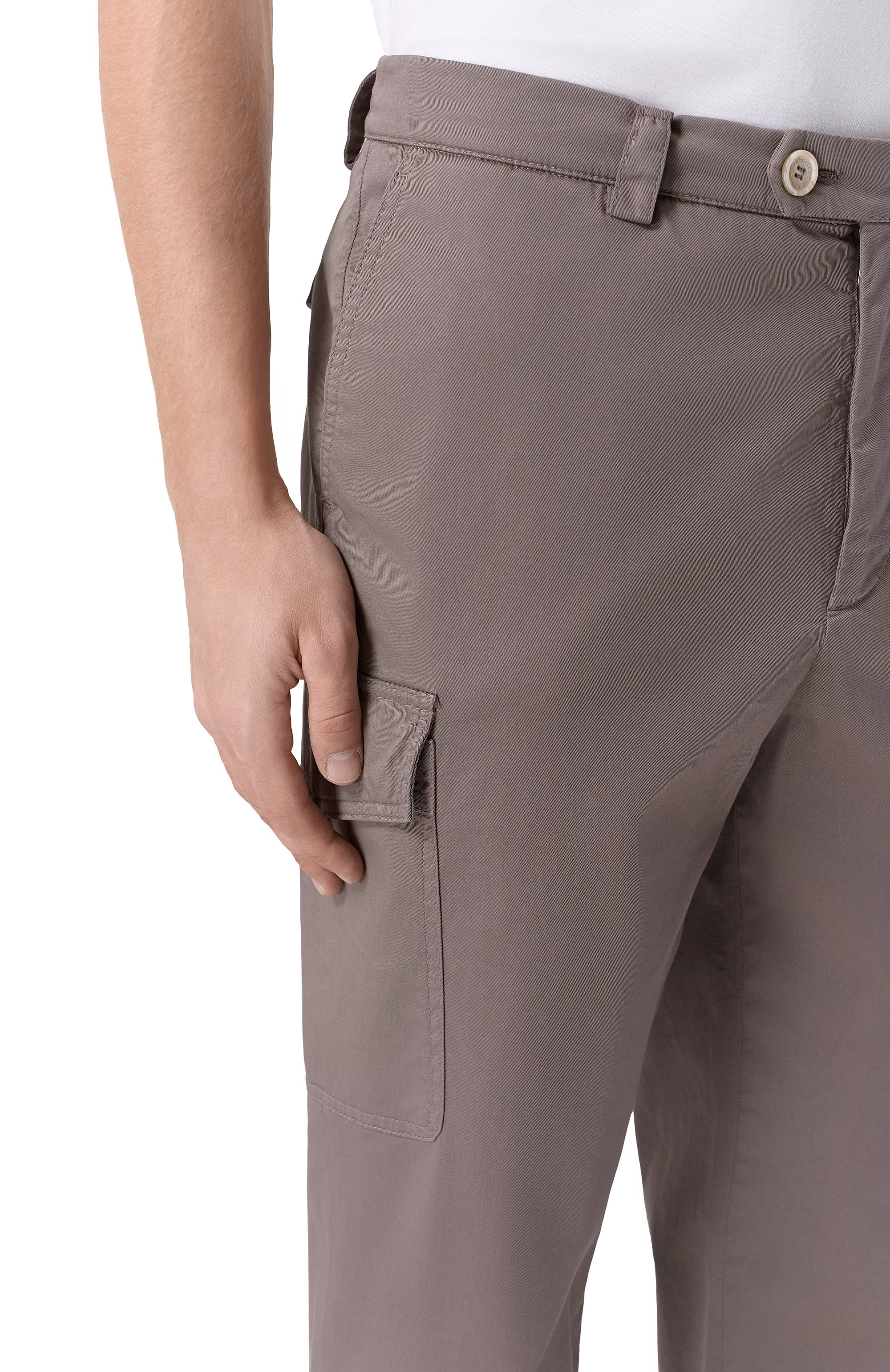 Хлопковые брюки-карго BRUNELLO CUCINELLI, арт. M289LE1890, фото 5