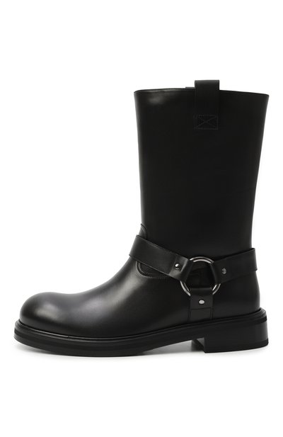 Кожаные сапоги DOLCE & GABBANA черного цвета по цене 182000 руб., арт. A70164/AI448, фото 4 Кожаные сапоги DOLCE & GABBANA, арт. A70164/AI448, фото 4