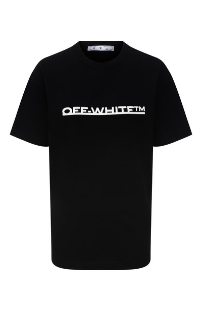 Женская хлопковая футболка OFF-WHITE, арт. 0WAA089F21JER004