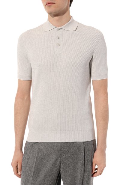 Хлопковое поло BRUNELLO CUCINELLI, арт. M2900B2019, фото 3