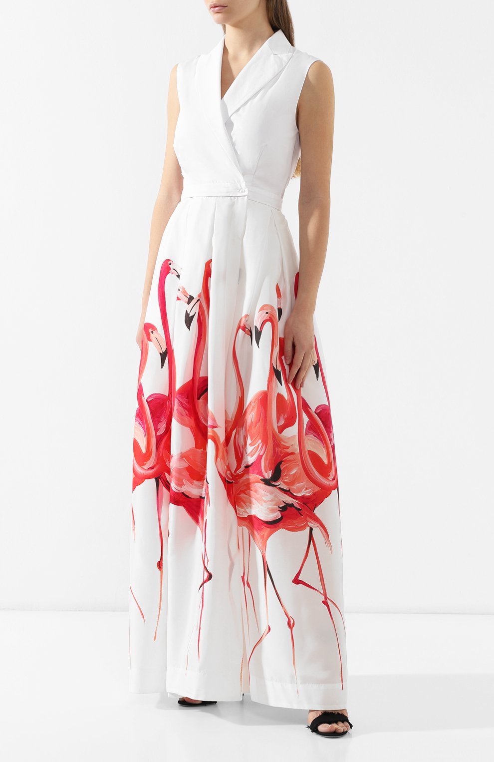 Платье-макси SARA ROKA розового цвета по цене 69950 руб., арт. ARETTY/SS19-34, фото 3 Платье-макси SARA ROKA, арт. ARETTY/SS19-34, фото 3