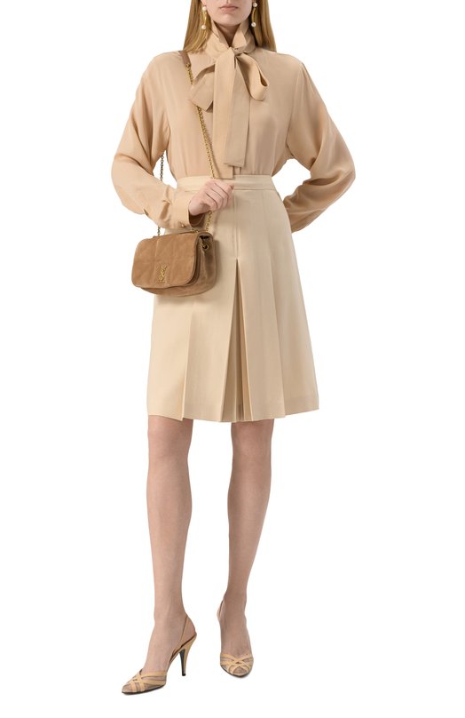 Сумка amie 4.3 mini Saint Laurent 806025/1U807 Бежевый  806025/1U807 Фото 7