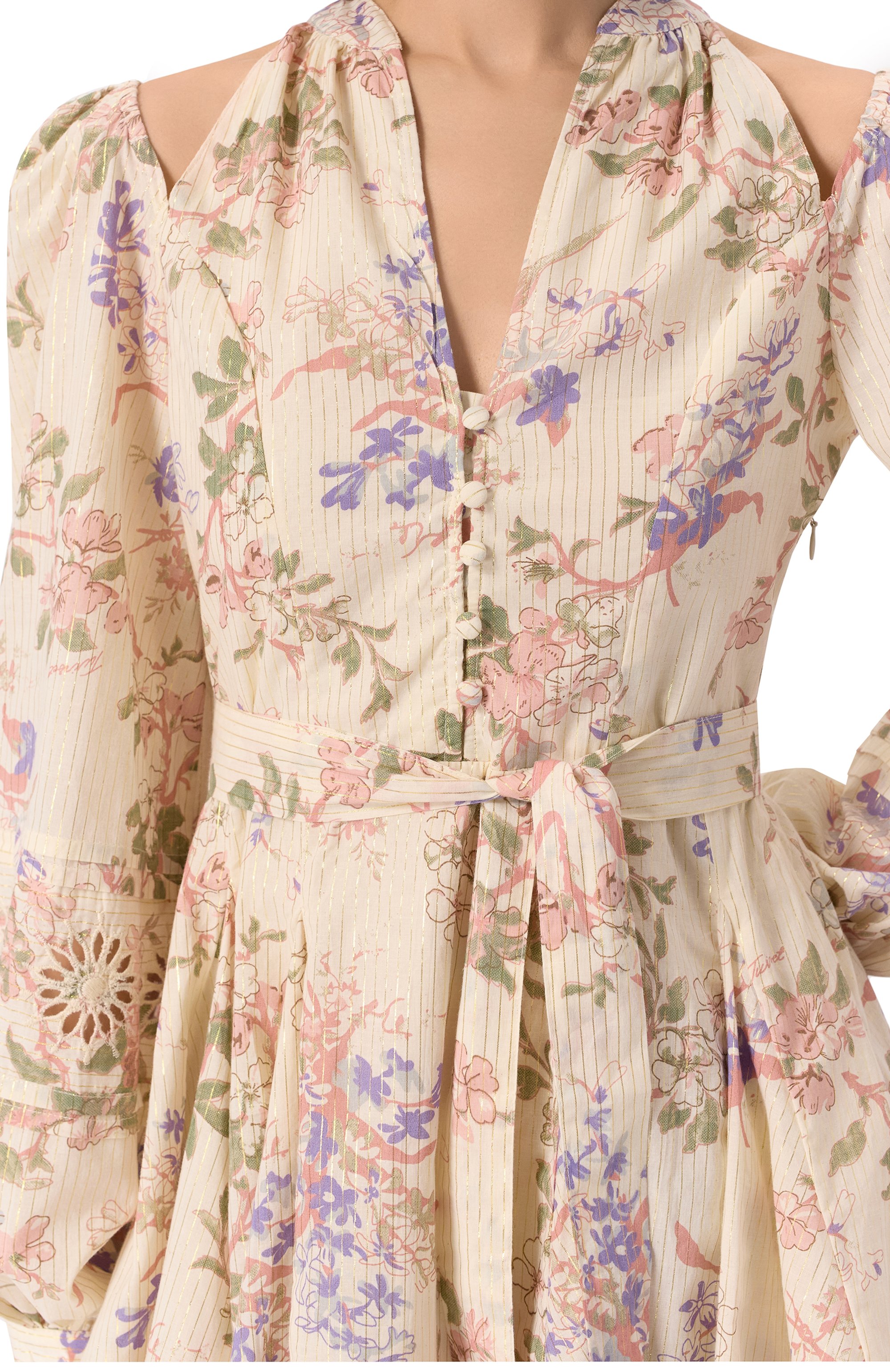 Хлопковое платье TWINSET, арт. 251TT2154, фото 5