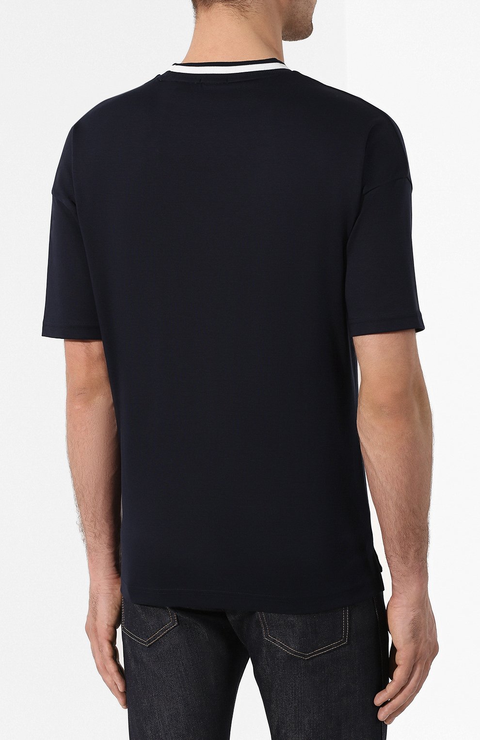 Хлопковая футболка BOSS, арт. 50409654, фото 4