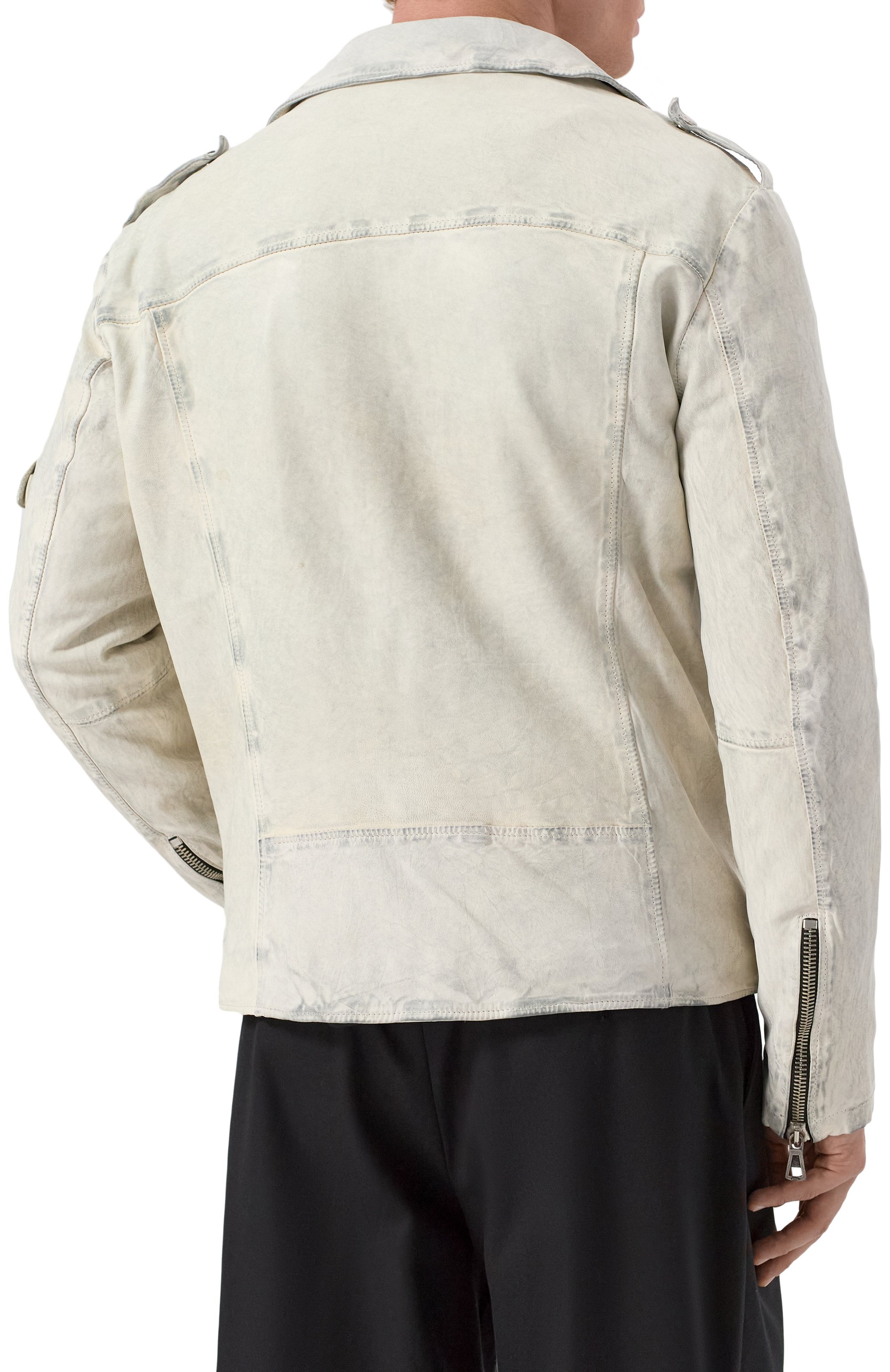 Кожаная куртка NEVER ENOUGH, арт. MJL068, фото 4