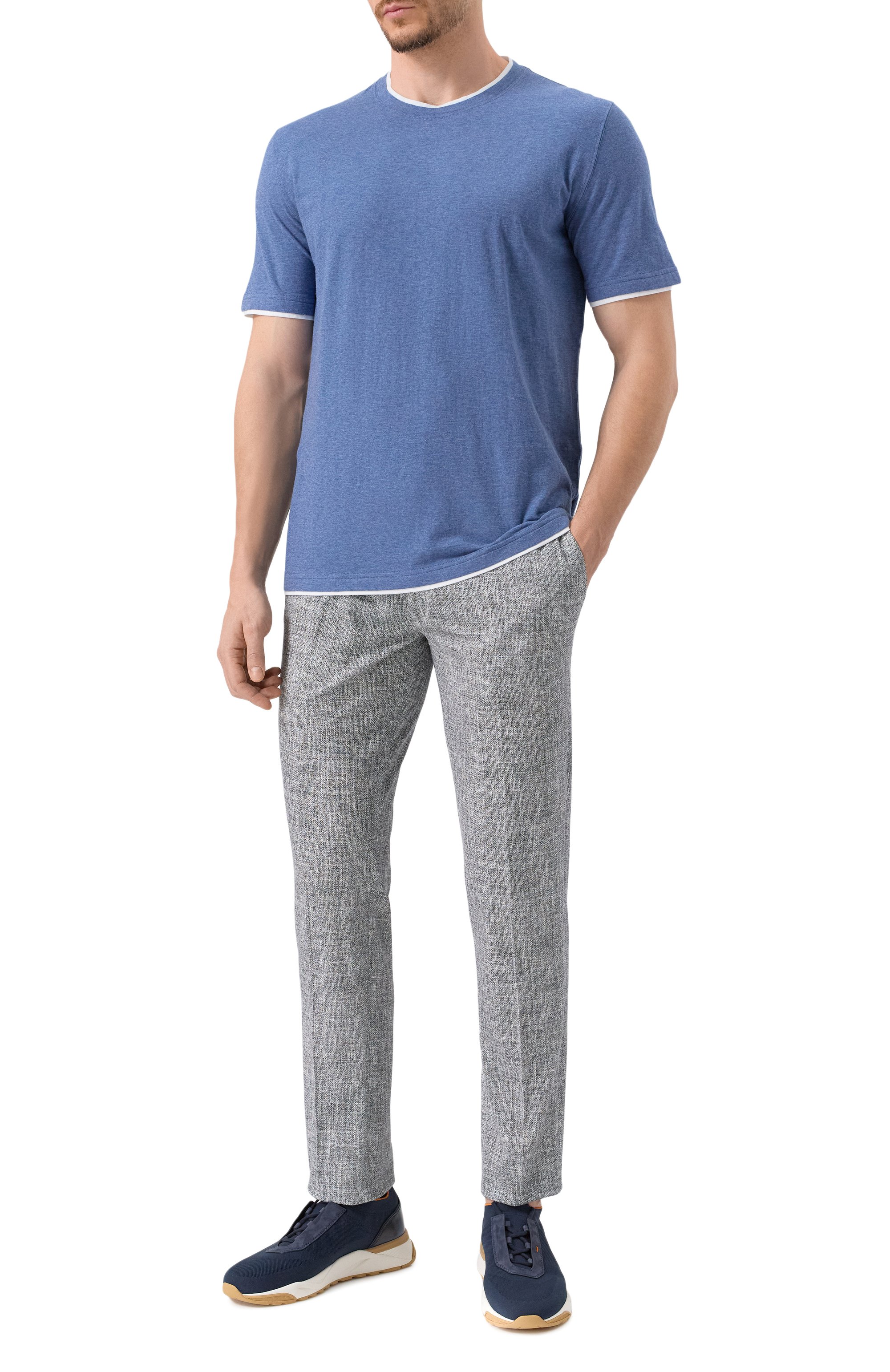 Хлопковая футболка FEDELI, арт. 8UE00200, фото 2