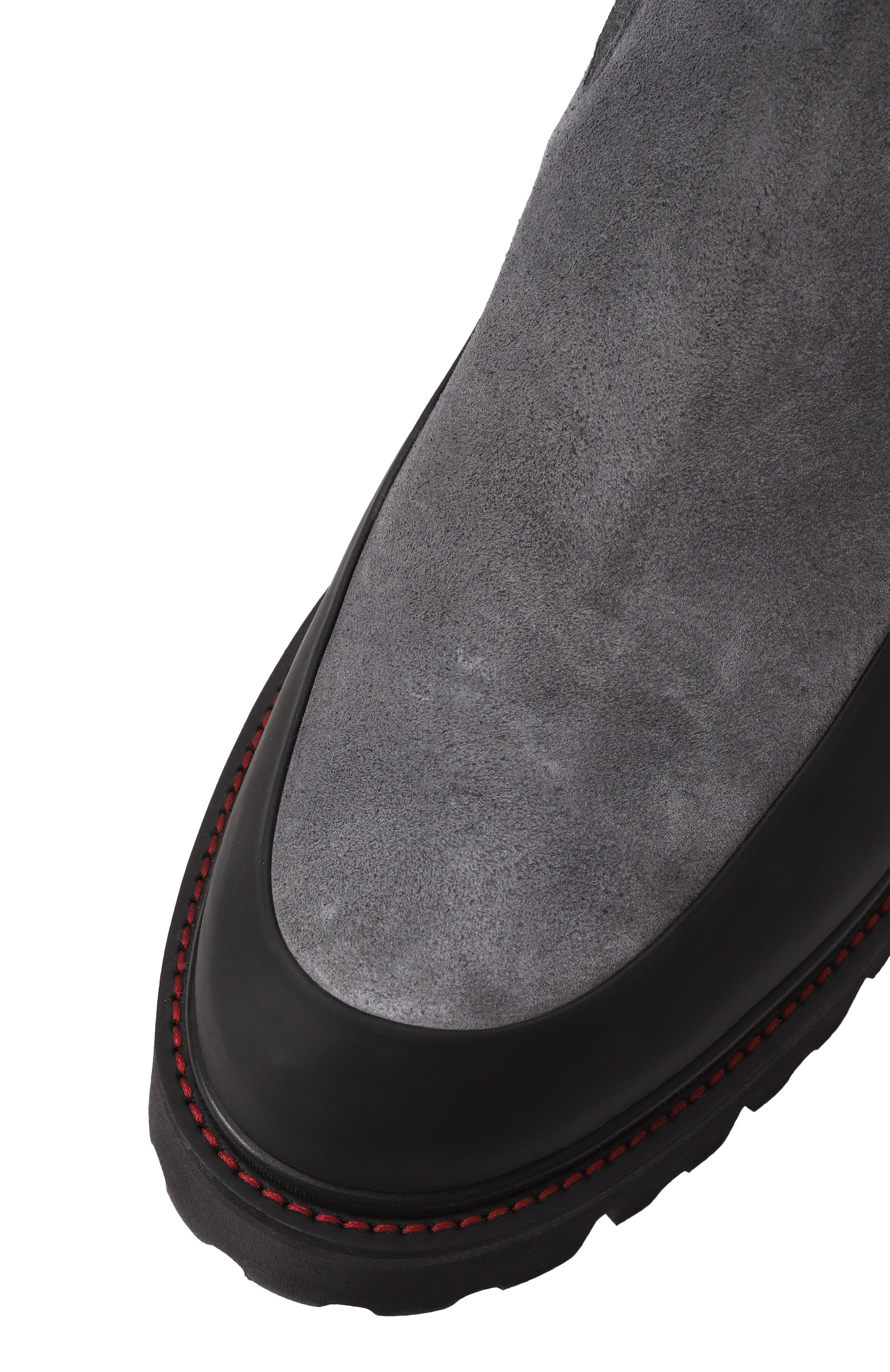 Замшевые челси KITON серого цвета по цене 145000 руб., арт. USSA195N0112503, фото 7 Замшевые челси KITON, арт. USSA195N0112503, фото 7