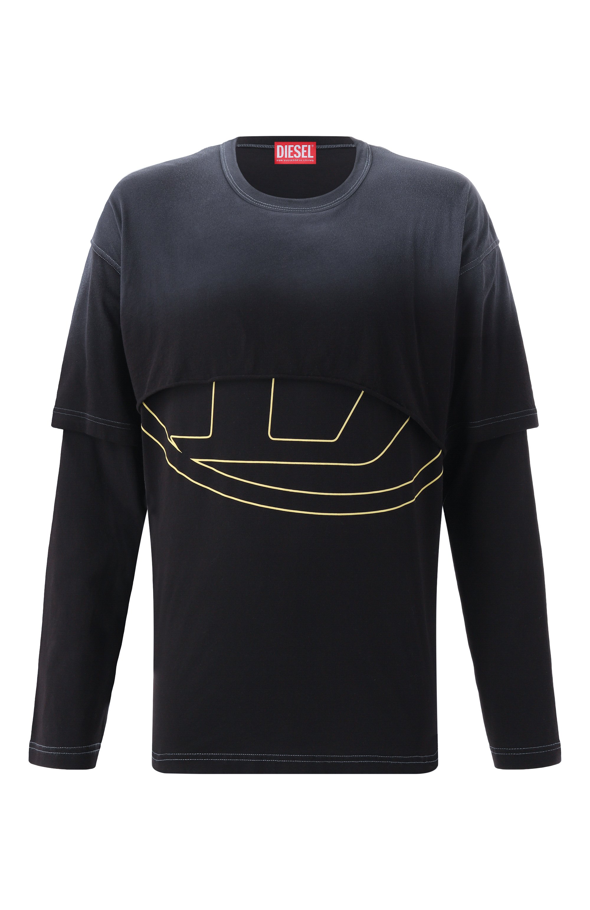 Хлопковый лонгслив DIESEL, арт. A16133/0KNAQ, фото 1