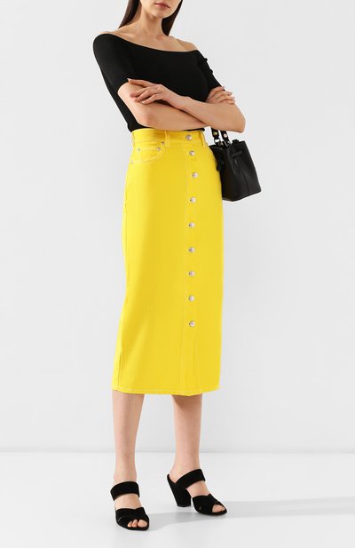 Джинсовая юбка MSGM, арт. 2642MDD143T 195267, фото 2