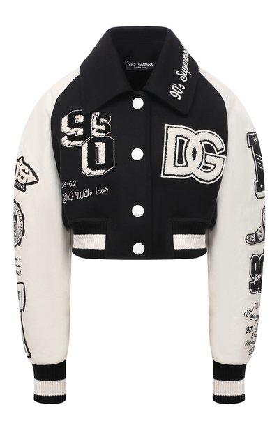 Комбинированная куртка DOLCE & GABBANA, арт. F9L52Z/G7BKW, фото 1