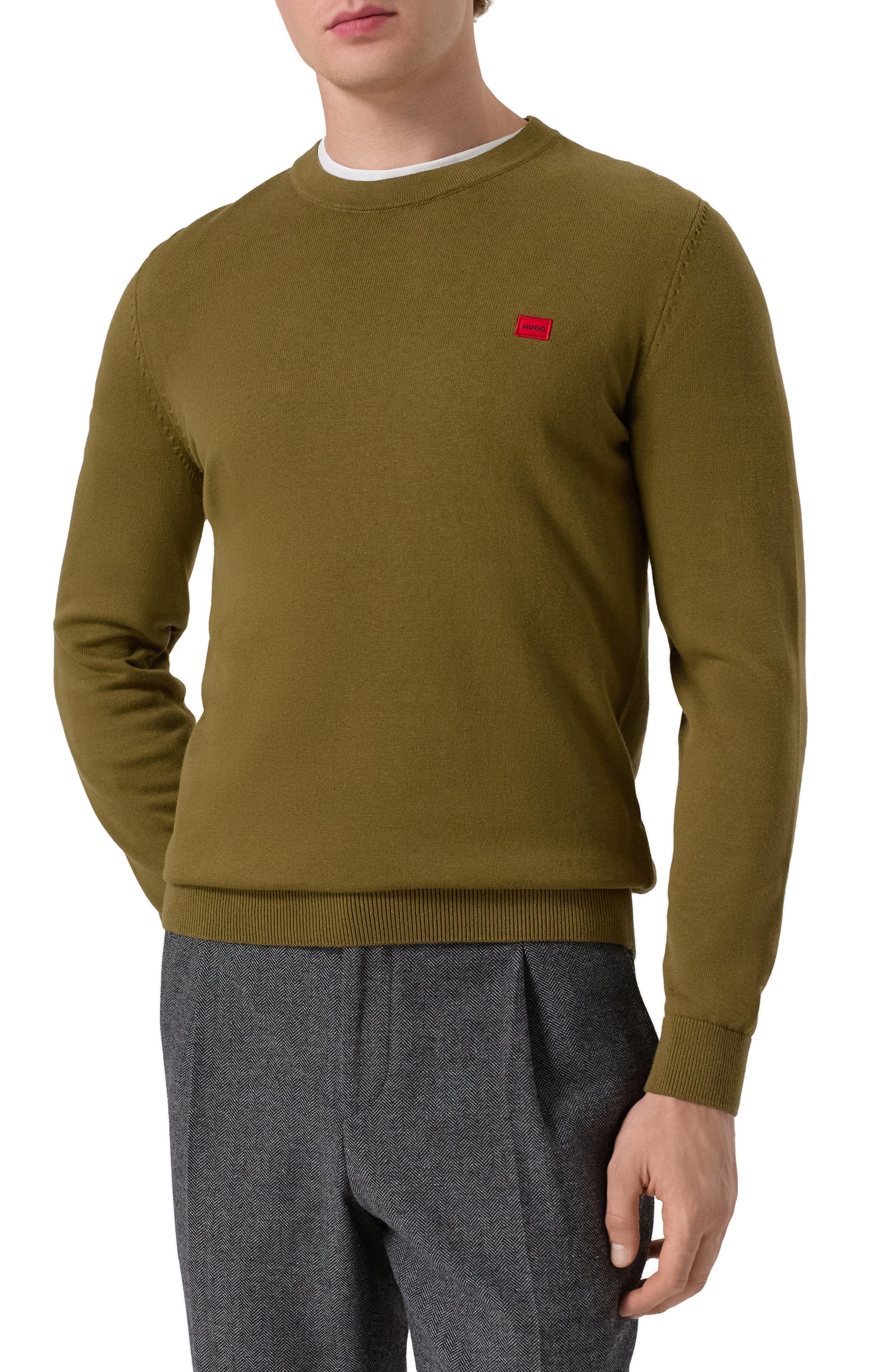 Хлопковый джемпер HUGO, арт. 50475083, фото 3