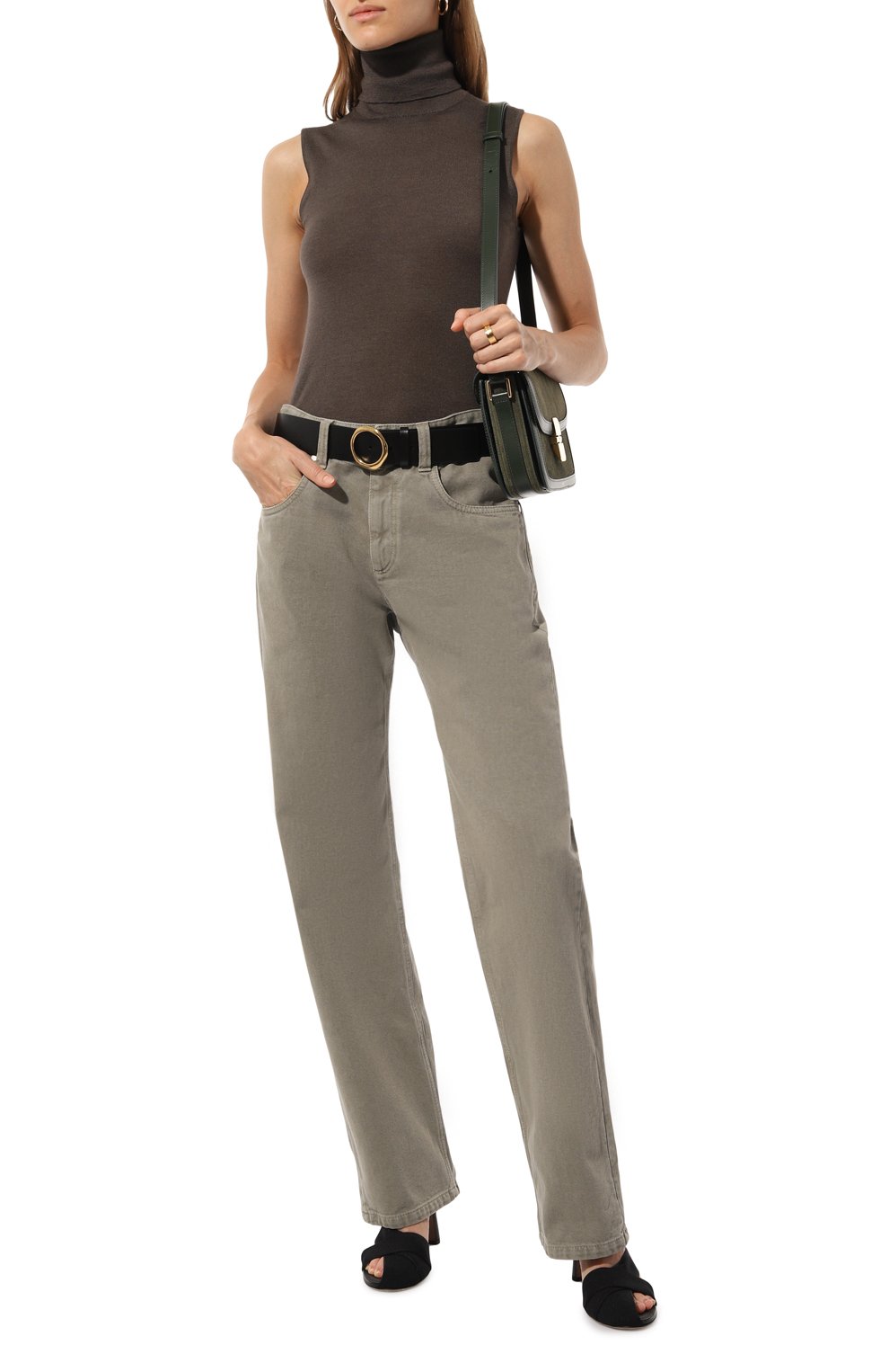 Джинсы BRUNELLO CUCINELLI серого цвета по цене 111500 руб., арт. MB030B1295, фото 2 Джинсы BRUNELLO CUCINELLI, арт. MB030B1295, фото 2