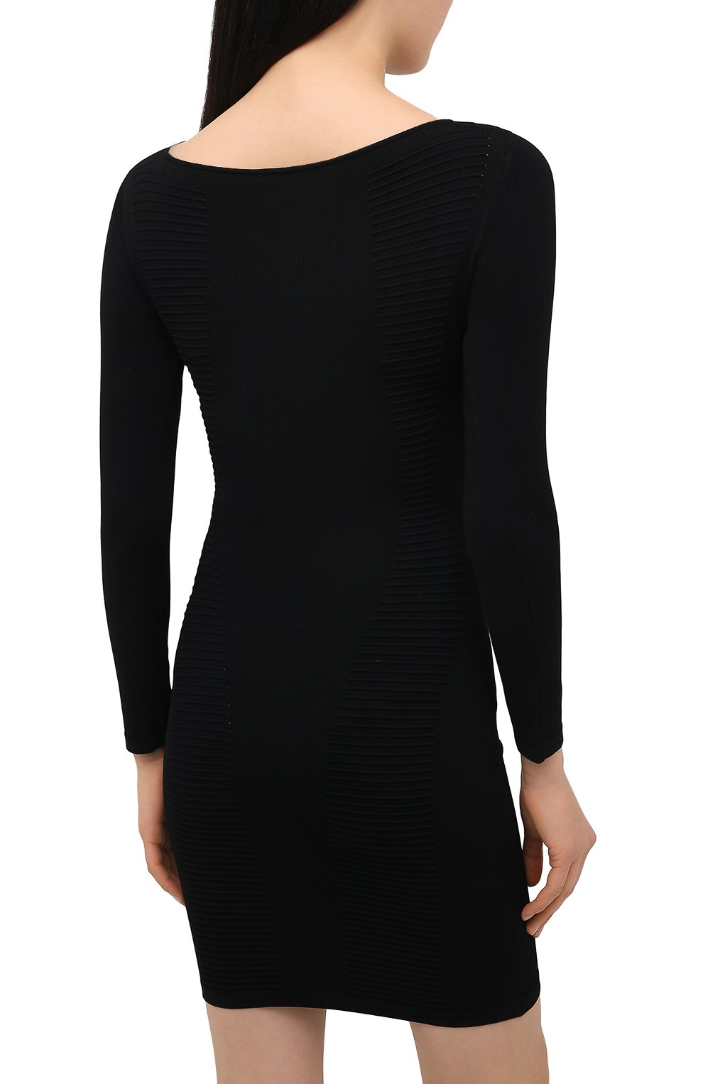 Платье из вискозы DSQUARED2 черного цвета по цене 72200 руб., арт. S72CV0138/S17545, фото 4 Платье из вискозы DSQUARED2, арт. S72CV0138/S17545, фото 4