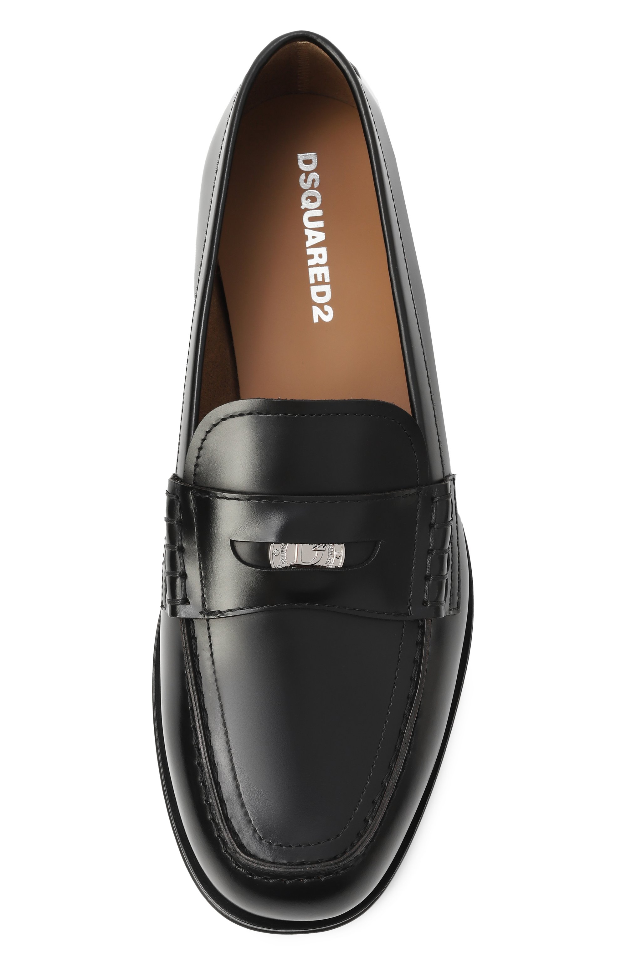 Кожаные пенни-лоферы neoclassic DSQUARED2, арт. L0W0018/24908454, фото 6
