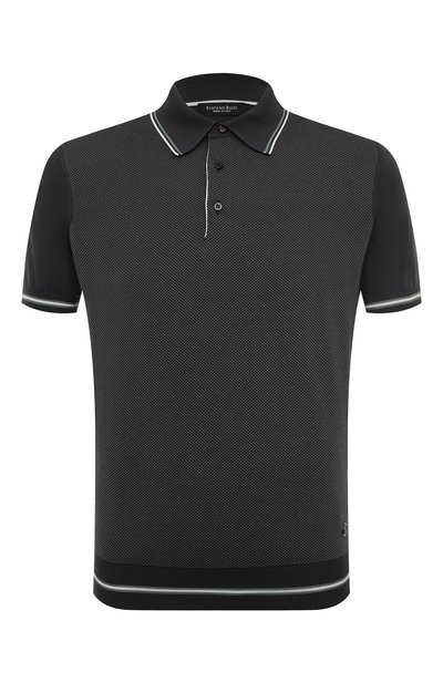 Мужская поло из шелка и хлопка STEFANO RICCI, арт. K818044P13/F23172