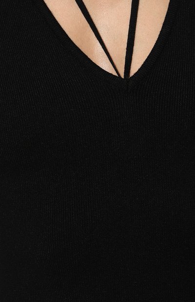 Платье из вискозы ANDREADAMO черного цвета по цене 81800 руб., арт. ADPF23DR12770473, фото 5 Платье из вискозы ANDREADAMO, арт. ADPF23DR12770473, фото 5