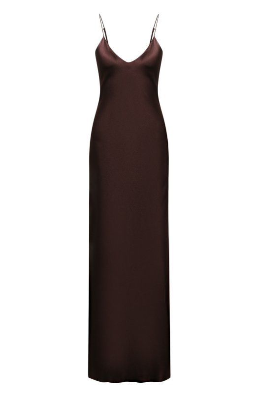 Атласное платье Nili Lotan 11093-W79 Коричневый 11093-W79