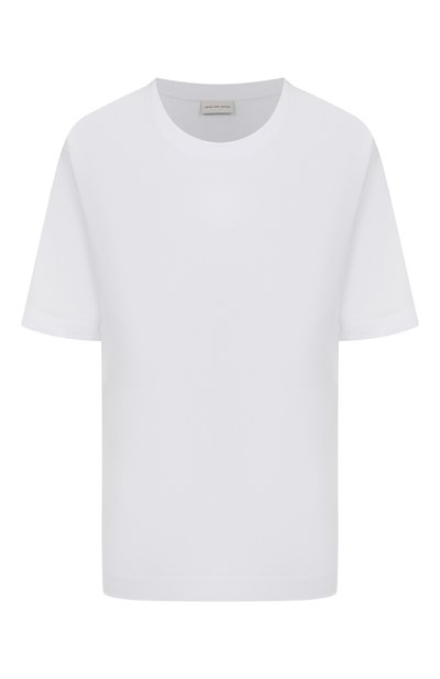 Женская хлопковая футболка DRIES VAN NOTEN, арт. 011100/2600
