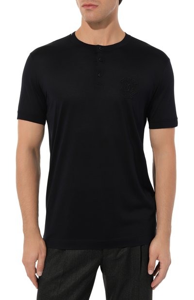 Шелковая футболка DOLCE & GABBANA, арт. G8QK3Z/FU75F, фото 3