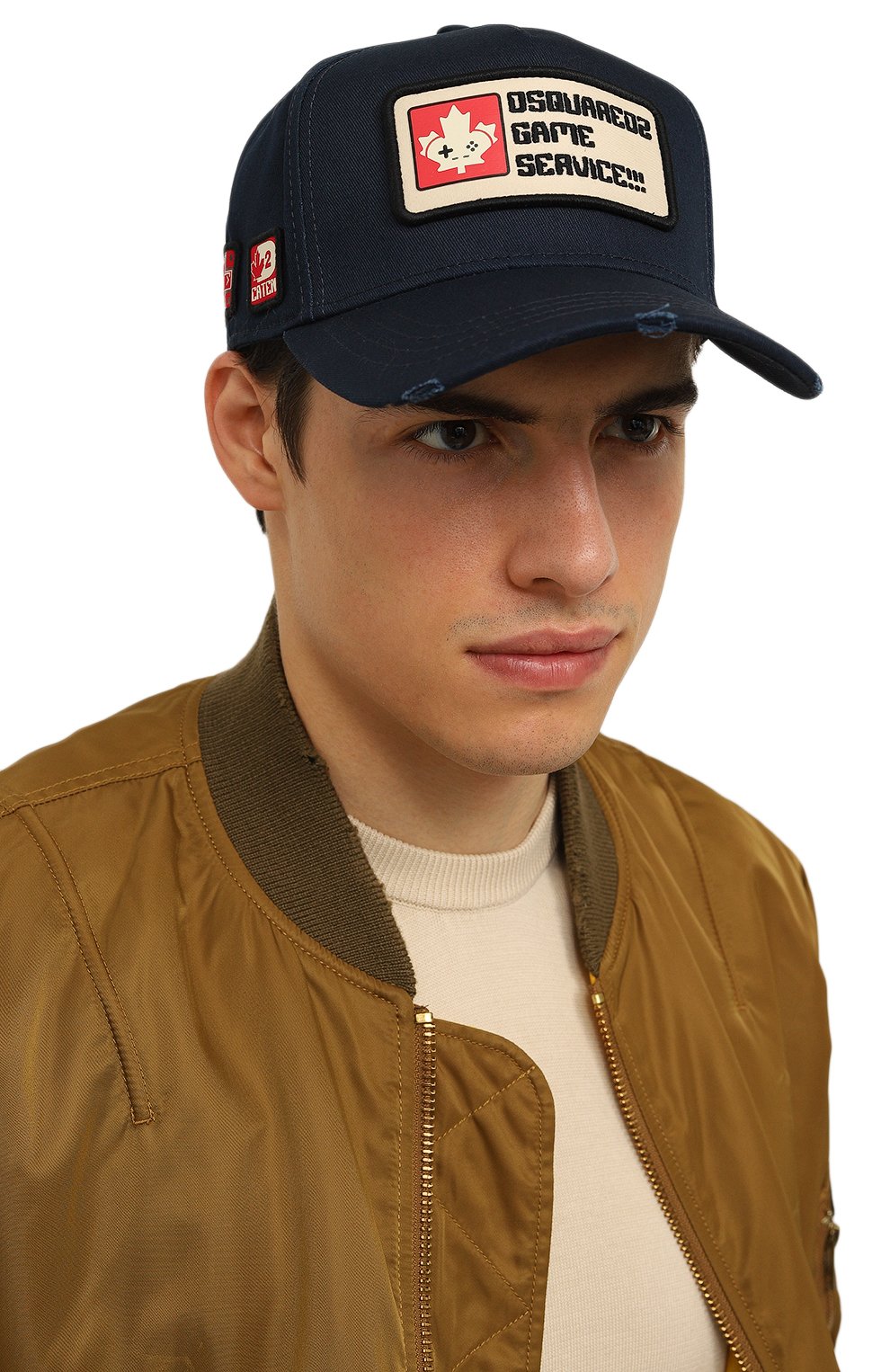 Хлопковая бейсболка DSQUARED2, арт. BCM0707/05C00001, фото 2