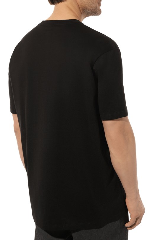 Хлопковая футболка Paul&Shark 24411032 Чёрный  24411032 Фото 4