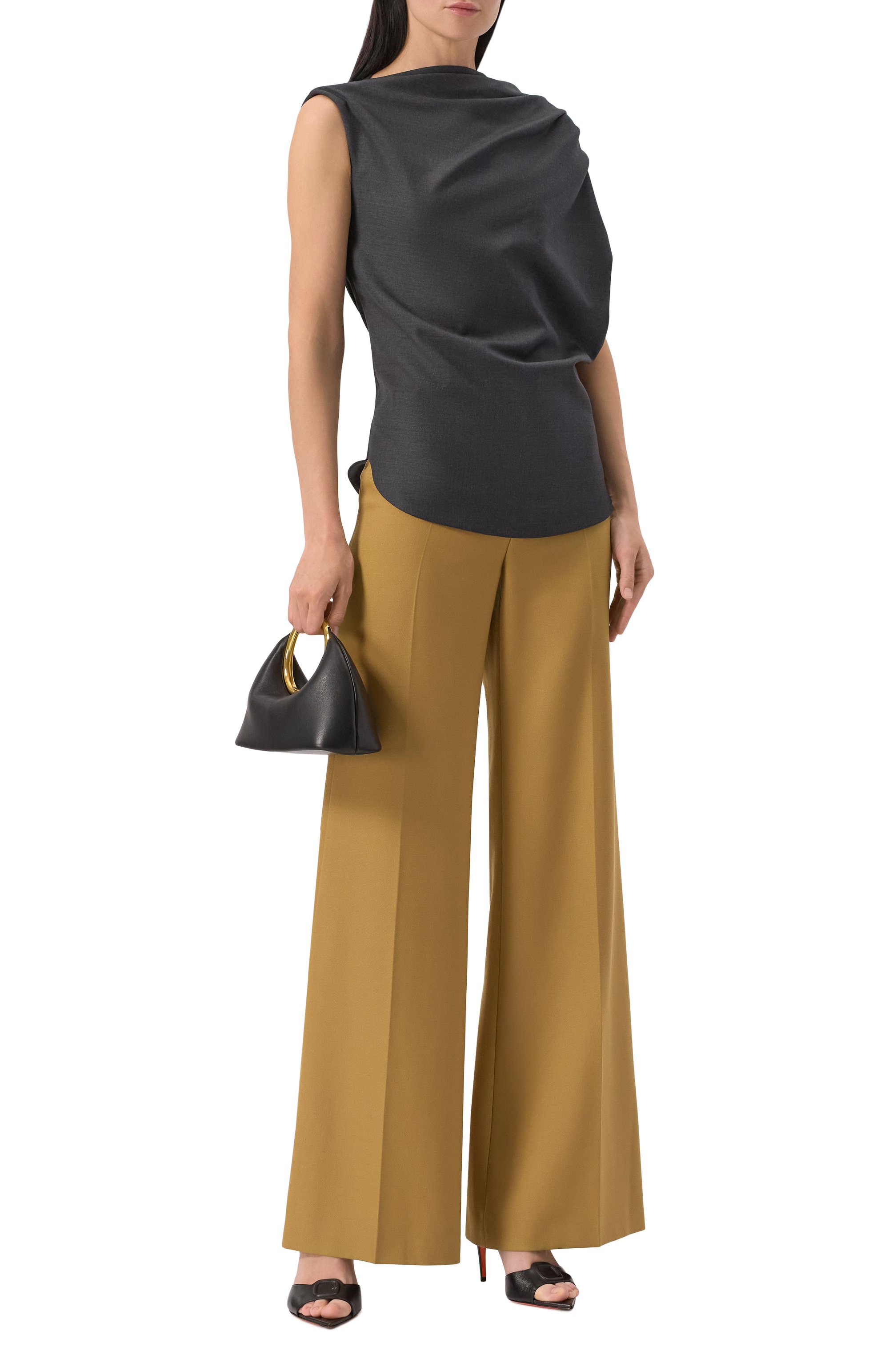 Кожаные босоножки SANTONI, арт. WHEG71686HA2NKED, фото 2